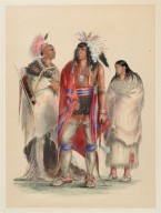 Group of North American Indians, from life.