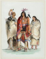 Group of North American Indians from Life.