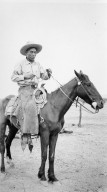 John Pancho on Horseback