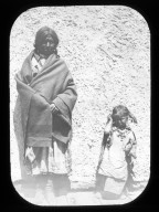 Apache woman and child.