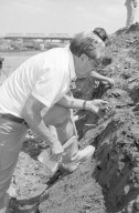 Excavation under Coors Field