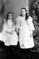 Ruth Underhill and Sister as Children