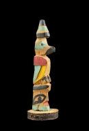 Northwest Coast Indian Miniature Totem Pole
