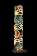 Kicksetti Family Tlingit Miniature Totem Pole