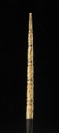 Northwest Coast Indian Ivory Miniature Totem Pole