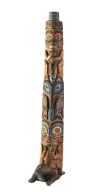 Haida Miniature Totem Pole