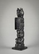 Haida Miniature Totem Pole    from Queen Charlotte Islands, British Columbia, Canada