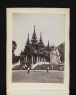 Entrance of the Shwe Dagone Pagoda in Burma.