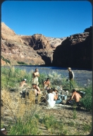 Campsite in Glen Canyon