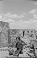 Woman at the Hopi village
