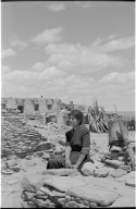 Woman at the Hopi village