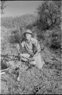 Alfred M. Bailey with a deer