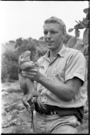 Scott Moore with Iguana