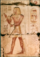 Artwork at Temple of Seti I