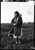 Eskimo woman in Wainwright, Alaska