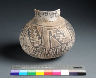 Ancestral Pueblo Clay Necked Jar