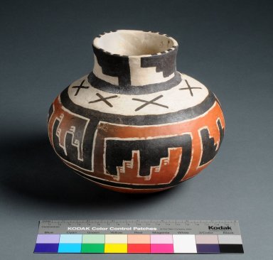 Ancestral Pueblo Clay Jar with ruler