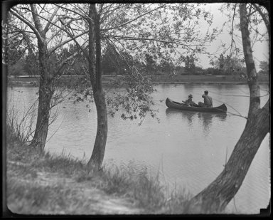 Canoe on Washington Park Lake