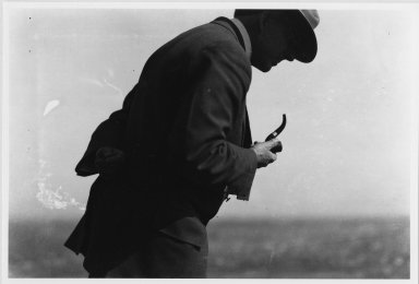 Unidentified man with pipe