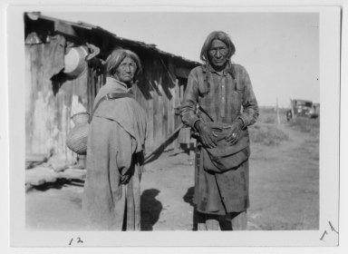 Jicarilla Apache couple bringing home water