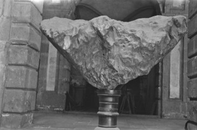 Meteorite on Pedestal