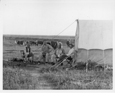 Field Crew and Camp Scene Horsetail Creek Excavation