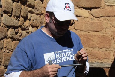 In the field with Steve Nash at Mesa Verde