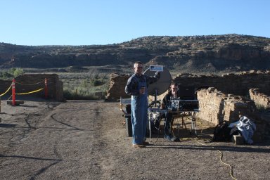 Science in Action with Steve Nash in Chaco Canyon, New Mexico