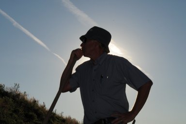 Fieldwork with Steve Holen in Kanorado Kansas