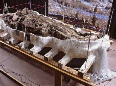 Clay Mammoth in atrium