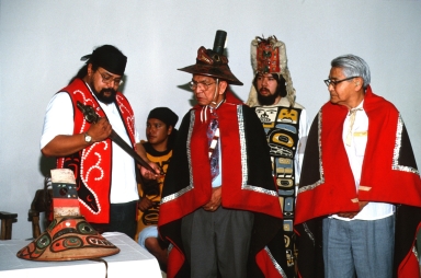 Repatriation of Tinglet Hat to the Killer Whale Clan