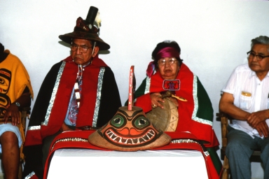 Repatriation of Tinglet Hat to the Killer Whale Clan