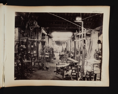Interior of a Textile Factory.