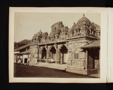 Temple exterior in Madras, India.