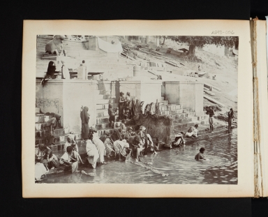 Bathing and Laundering in the Ganges River in India.