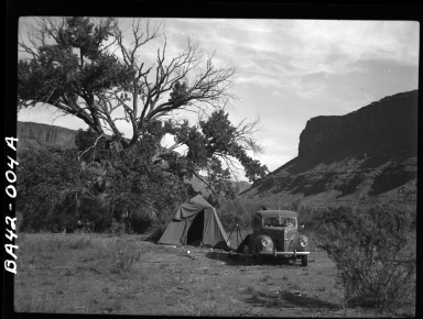 Alfred M. Bailey fieldwork in Arches National Park