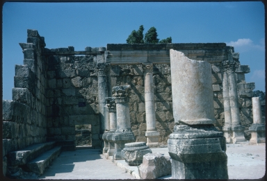 Ruins in Capernaum, Israel