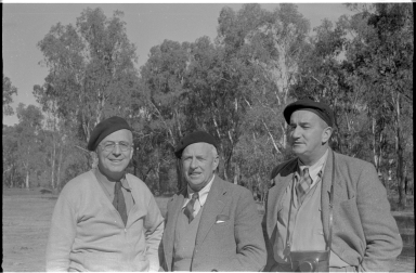Alfred M. Bailey with Charles Brazenor and R.T.M. Pescott