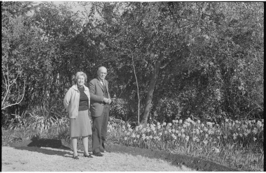 Dr. Hoffman and his wife in Cape Town, South Africa