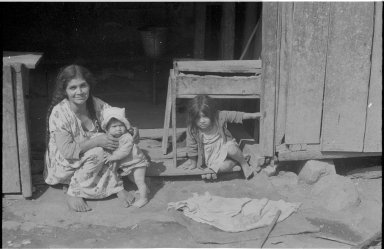Colorado Indian Woman with Children