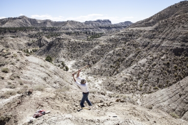 Fieldwork at Kaiparowits Plateau, Utah