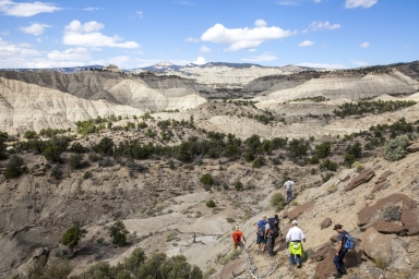 Fieldwork at Kaiparowits Plateau, Utah