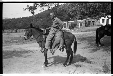 Alfred M. Bailey on Donkey