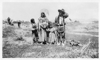 Portrait of a Ute Mountain Family