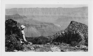 Alice overlooking the Grand Canyon
