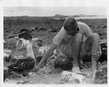 Jack Murphy with Albatross