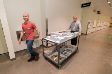 Anthropology curators move the collection
