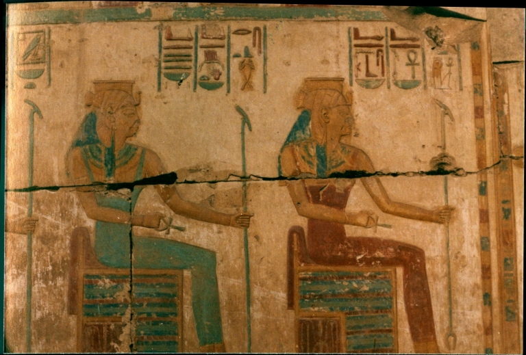 Artwork at Temple of Ramses II
